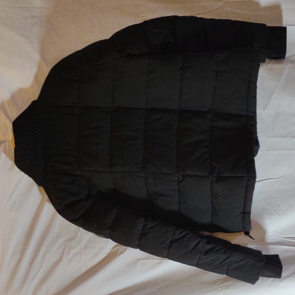 Michael Kors Lady's  Black Puffer Coat w/Quilted Collar - Size Large - Picture 8 of 16